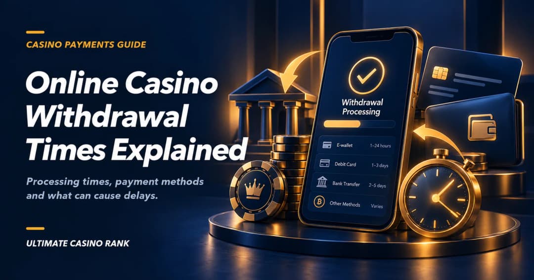 Online casino withdrawal times and payment methods guide