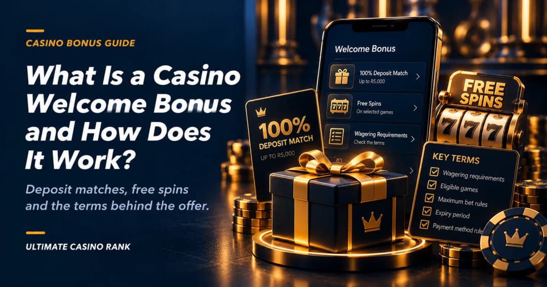 Online casino welcome bonus explained