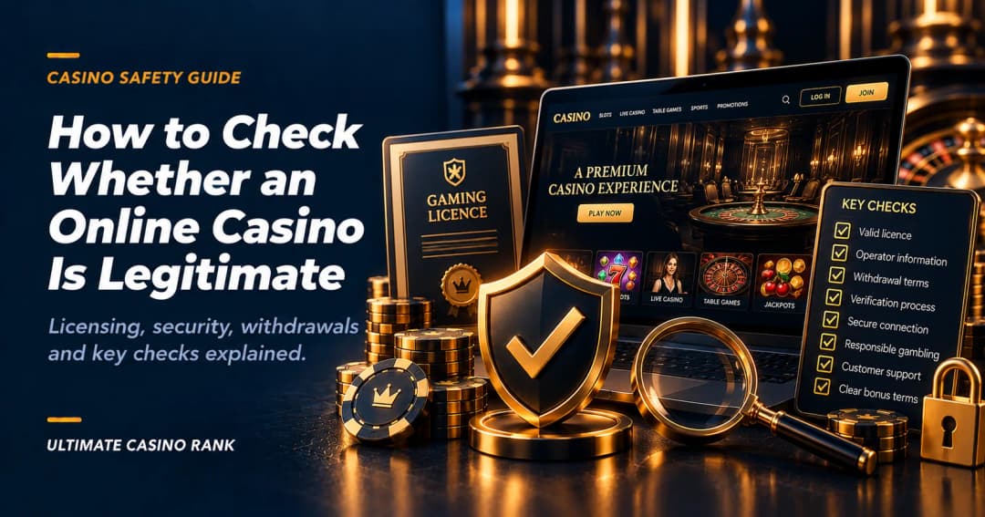 How to check whether an online casino is legitimate