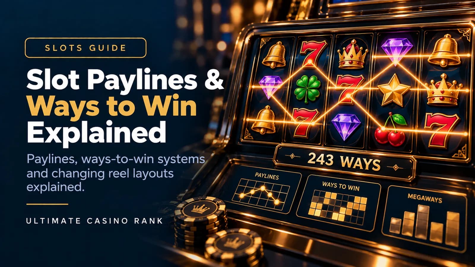Slot paylines ways to win and Megaways mechanics explained