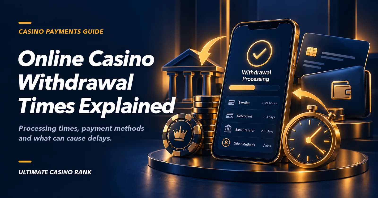Online casino withdrawal times and payment methods guide