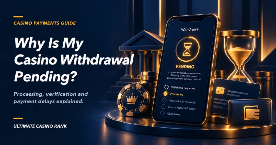Pending online casino withdrawal and payment processing guide