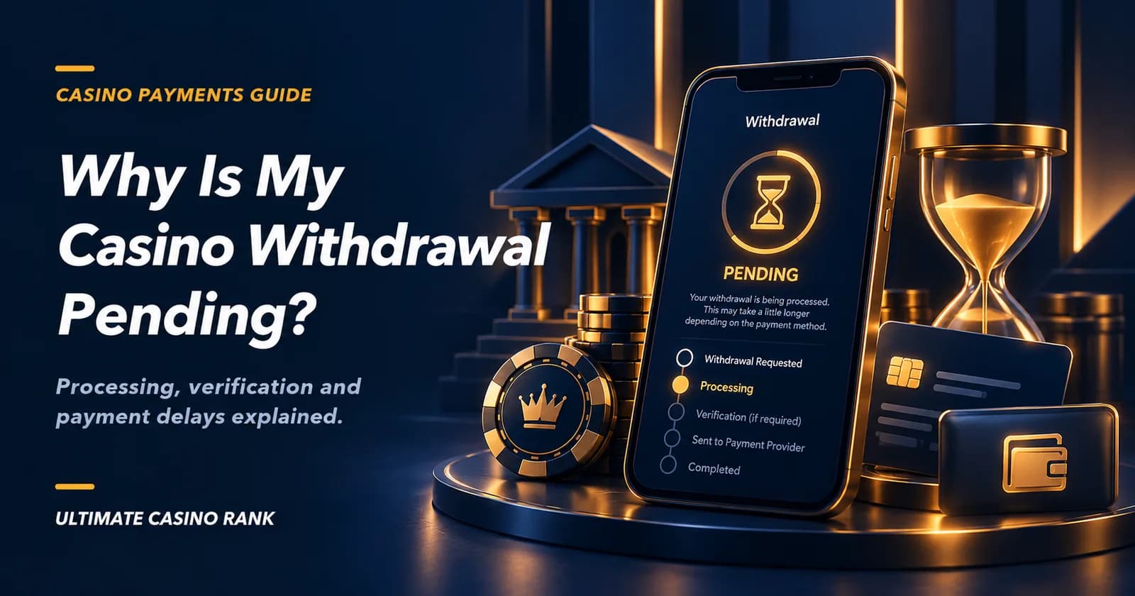 Pending online casino withdrawal and payment processing guide