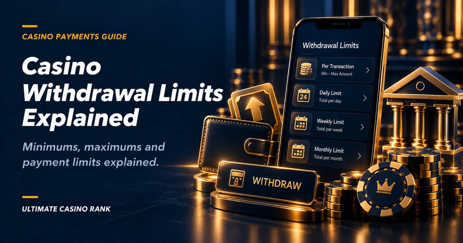 Online casino withdrawal limits explained