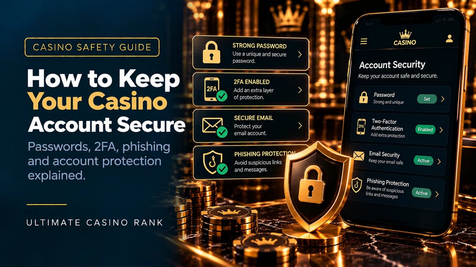 Online casino account security and password protection guide