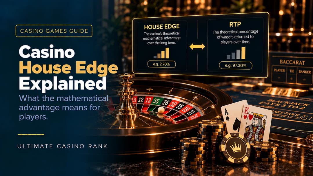 Casino house edge explained with RTP and casino game examples