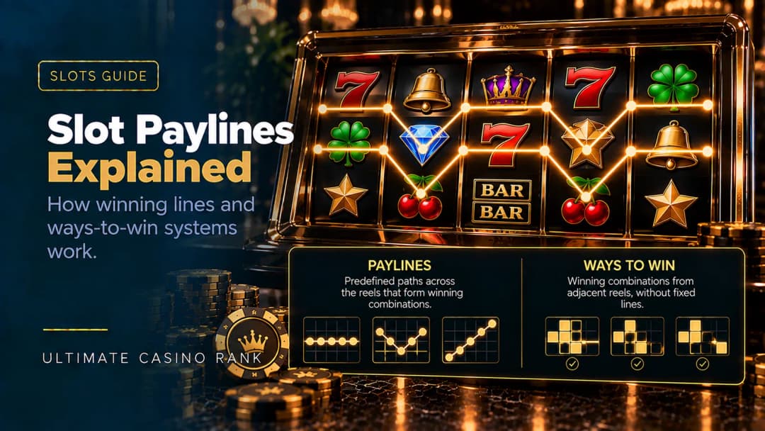 Online slot paylines and ways to win explained