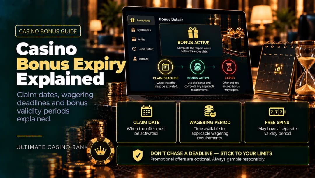 Online casino bonus expiry dates and wagering deadlines explained