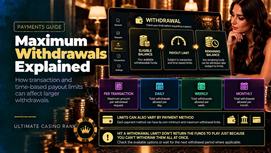 Casino Maximum Withdrawals Explained: Payout Limits and Withdrawal Caps